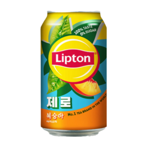 립톤 아이스티 복숭아, 355ml, 12개