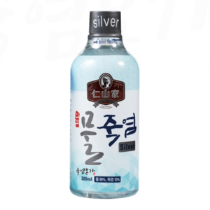 [5개구매시 무료배송]인산가 9회 물죽염 실버 300ml 죽염본가 인산죽염 /비염 가글 눈물약 [정품 판매자 사업자번호: 660-58-00496], 1개