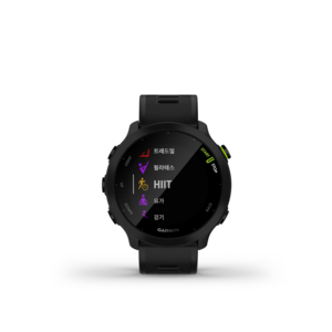 가민 Forerunner 55 러닝 스마트워치, 블랙, 42mm, GPS