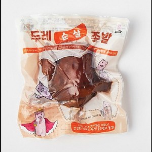 (강)[두레식품]순살족발 300g 5팩 + 새우젓 5개 + 궁채피클 한팩 더!, 1개