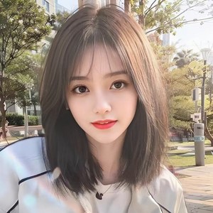 POMTOR 여성 가발 짧은 생머리 패션 통가발, 1개, 40cm콜드브라운