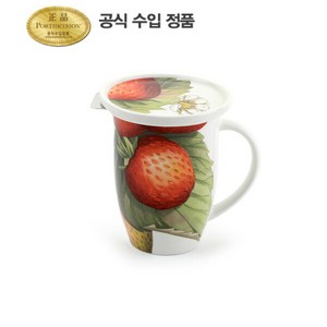 [포트메리온] 에덴 프루트 티자니어 머그 0.36L 1인조(EDA), 무늬:스트로베리, 1개