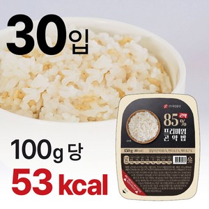 곤약 85% 프리미엄곤약밥 150g x 30개 80kcal 밥맛 그대로 한끼 대신곤약