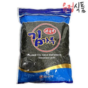 [유정식품] 하늘비 국산김 대용량 업소용 김가루 1kg 조미김 조미김가루, 2개, 1kg (1개)