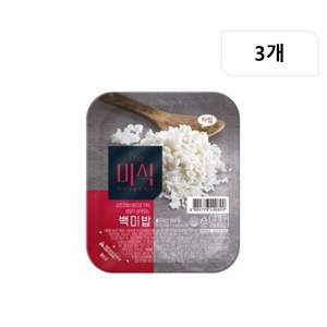 더미식 백미밥, 210g, 3개