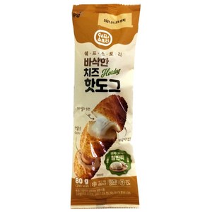 우양식품 우양-바삭한치즈핫도그80g x10, 10개, 80g