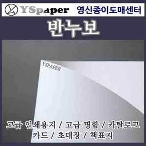 영신종이도매센터 반누보 고급인쇄용지 고급명함 카드 책표지 초대장 카탈로그, 204g 반누보 화이트 A4 사이즈 50매, 50매