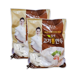 스마일유통 맛있는 에드워드권 셰프 잎새고기통만두, 2개, 1.25kg