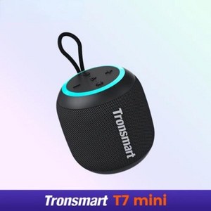 Tronsmart T7 Mini 미니 휴대용 블루투스 스피커 IPX7방수 LED, Black, T7 Mini Speaker