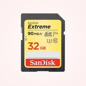 샌디스크코리아 공식인증정품 SD메모리 SDHC Extreme 익스트림 SDXVT 32GB, 1개