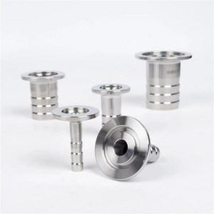 KF16 KF25 KF40 KF 진공 파이프 피팅 304 스테인레스 스틸 호스 바브 OD 6mm 10mm 50mm, KF25-25mm, 1개