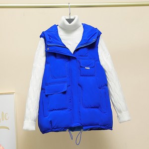 여성용 후드 조끼 가을 겨울 야상 후드 조끼 패딩 조끼 F9028 Women's Vest