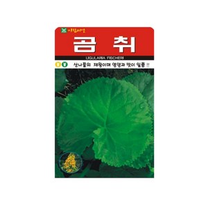 솔림텃밭몰 곰취씨앗 100립 산나물 산채류 쌈채소, 1개