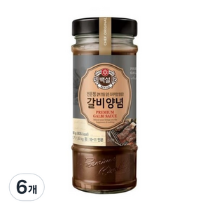 백설 갈비양념, 6개, 480g