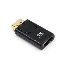 엠케이테크 DP to HDMI 디스플레이포트 변환 젠더 모니터 듀얼 연장 UHD 4K, 5cm, 1개