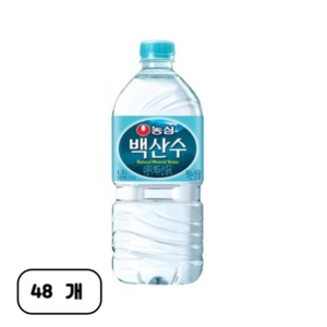 백산수 생수, 1L, 48개