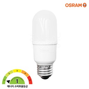 LED 스틱램프 12W E26 주광색 주백색 전구색, 12809.주백색(아이보리빛), 오스람LED스틱램프12W