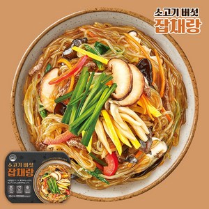 잡채랑 소고기 버섯 잡채, 1개, 350g