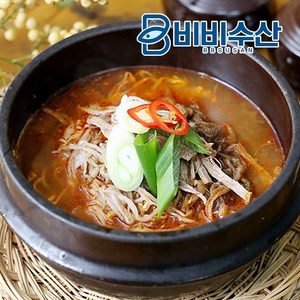 비비수산 얼큰담백 옛맛을 느낄수 있는 해든나라 옛맛 육개장 2pack, 2개