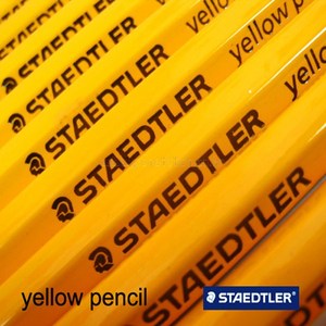 STAEDTLER 스테들러 옐로우펜슬 HB 2B 노랑연필(12개), B