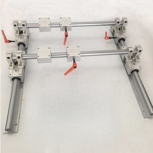리니어 가이드 레일 고정밀 광축 슬라이더 XY축 세트, 하부 SBR20-1000 상부 20-800, 1개