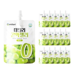 미토리 데일리 곤약젤리 제로칼로리 청포도맛, 10개, 150ml