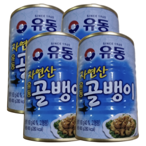 유동 자연산 골뱅이, 400g, 4개