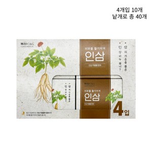 동산 C&G 동산인삼비누, 100g, 40개