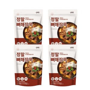 정마을 정말 뼈해장국 650g, 4개