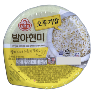 오뚜기 발아현미, 210g, 36개