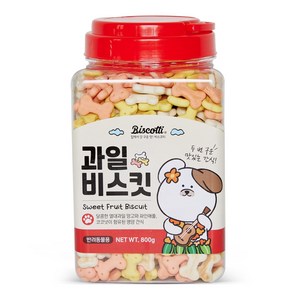 비스코티 애견 비스켓, 과일, 800g, 1개