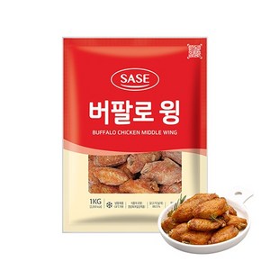 [사세] 버팔로윙 1kg 냉동, 1개