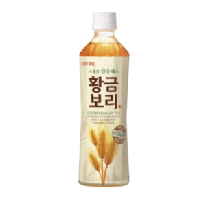 롯데 황금보리, 500ml, 24개