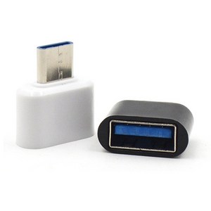 [MAXTEK] USB-A 3.0 to Type-C 3.1 F/M OTG 변환젠더 MT025 [블랙], 1개