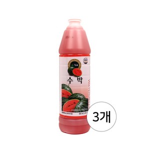 청솔 수박 원액 835ml / 음료베이스, 3개