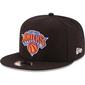 New Ea NBA 블랙 9FIFTY 조절 가능한 스냅백 모자 캡 프리 사이즈 시카고 불스 블랙, 뉴욕 닉스 블랙, 1개