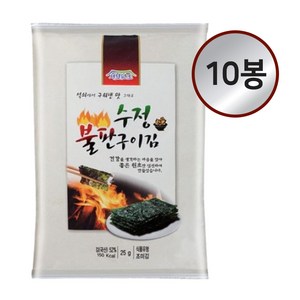 서천원조 수정 불판구이김 전장 25gx10봉, 25g, 10개