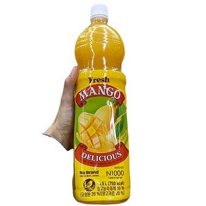 웅진식품 Fresh 망고음료, 3개, 1.5L