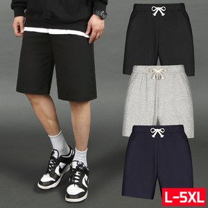 남자 빅사이즈 트레이닝 반바지 5부 여름 츄리닝 바지 3XL 4XL 5XL