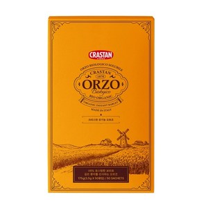 CRASTAN 크라스탄 오르조 ORZO 유기농 보리차 3.5g 구수한 임산부 커피대용, 50개입, 1개