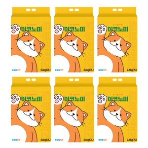 두부랑캣츠 이코노미 플러스 고양이 모래, 7L, 6개