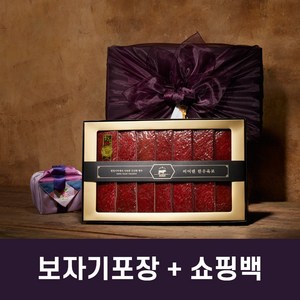 한우 1+ 육포선물세트 보자기포장, 420g, 1세트