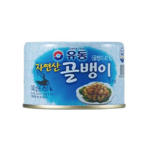 유동 자연산 골뱅이 통조림, 140g, 10개