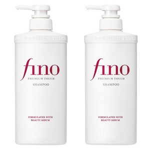 Fino 프리미엄 터치 샴푸 포뮬레이티드 뷰티 세럼 포함, 550ml, 2개