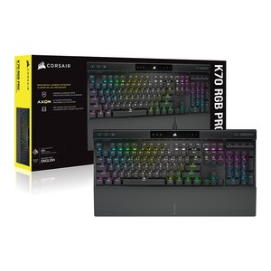 커세어 K70 RGB PRO 게이밍 기계식 유선 일반형 키보드, 블랙, K70 RGB PRO 커세어공식인증점, 저소음 적축