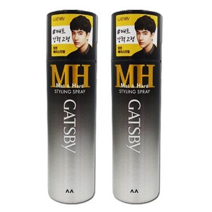 갸스비 스타일링 헤어스프레이 매트&하드, 200ml, 2개