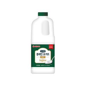 서울우유 더진한 플레인 요거트 순수 1800ml, 1.8L, 1개