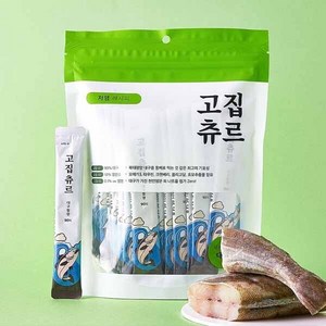 고집츄르 고양이츄르 저염 레시피, 30개, 북태평양 대구, 330g