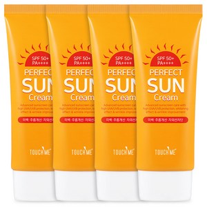 터치미 퍼펙트 선크림 SPF50+ PA+++, 60ml, 4개