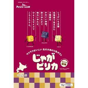 쟈가 피리카 가루비 북해도 감자 스낵 과자 쟈가 10봉 일본 구매대행, 10개